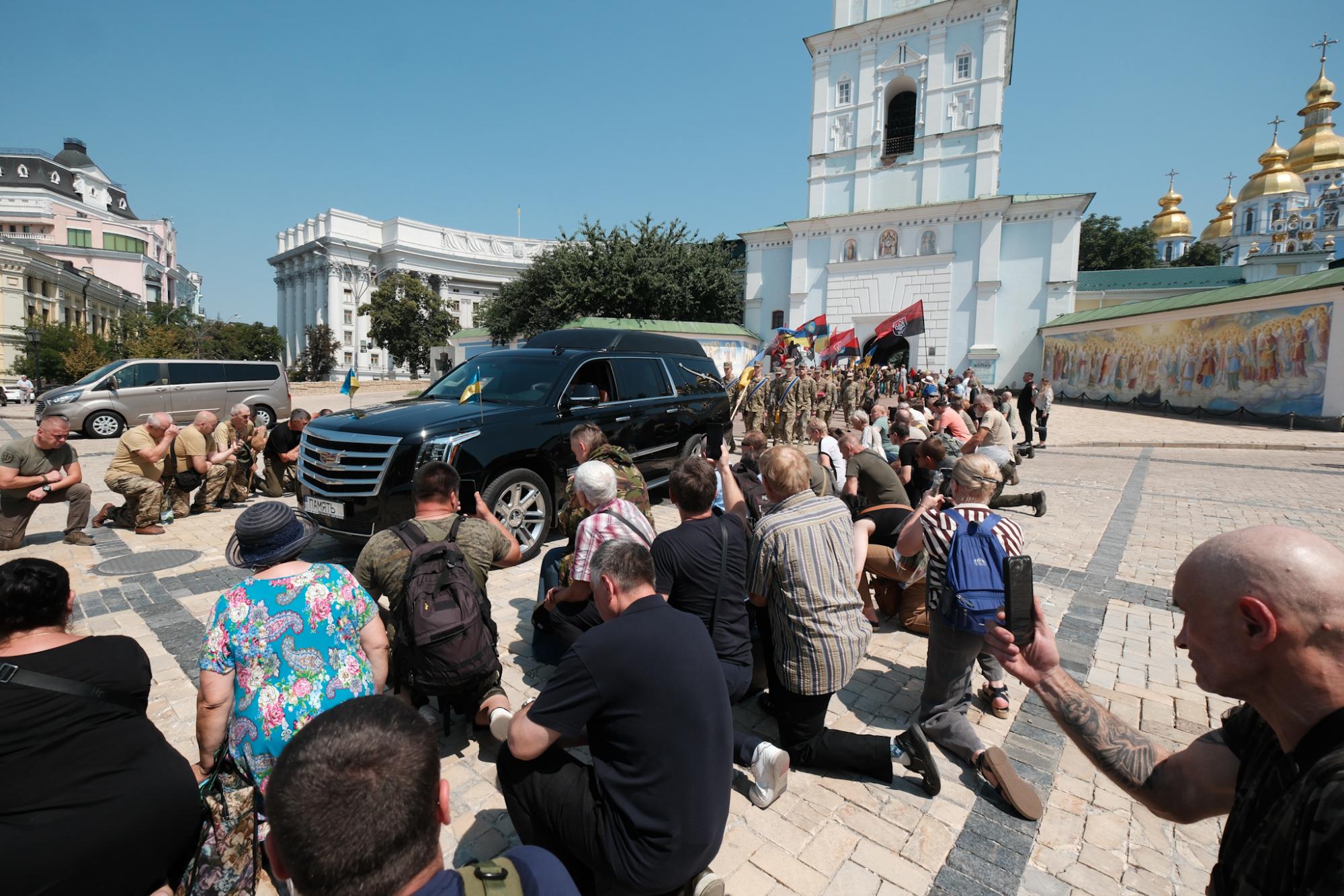 У Києві прощаються із командиром батальйону ОУН Миколою "Буревієм" Коханівським (фото)